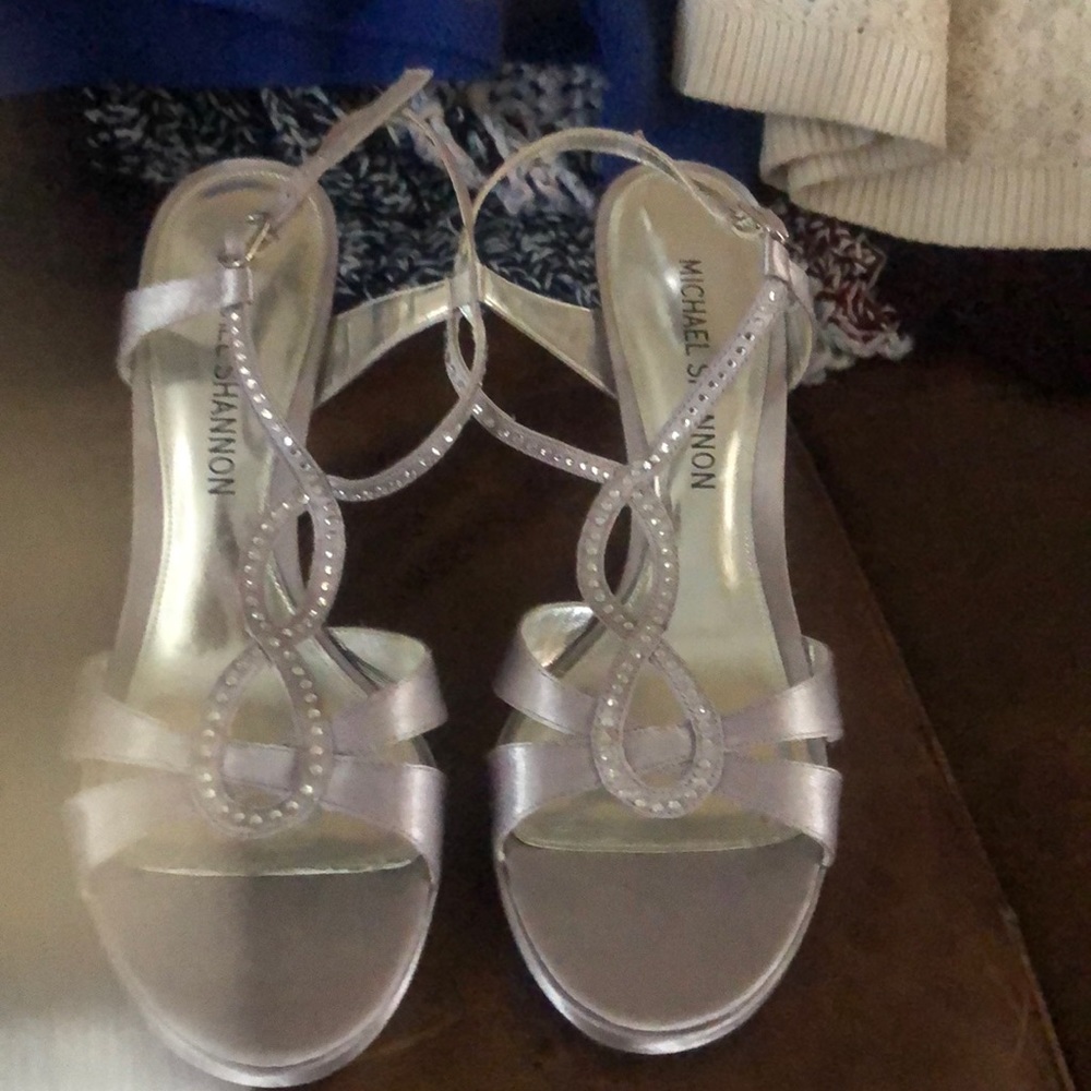 Silver heels